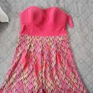 Strapless dress